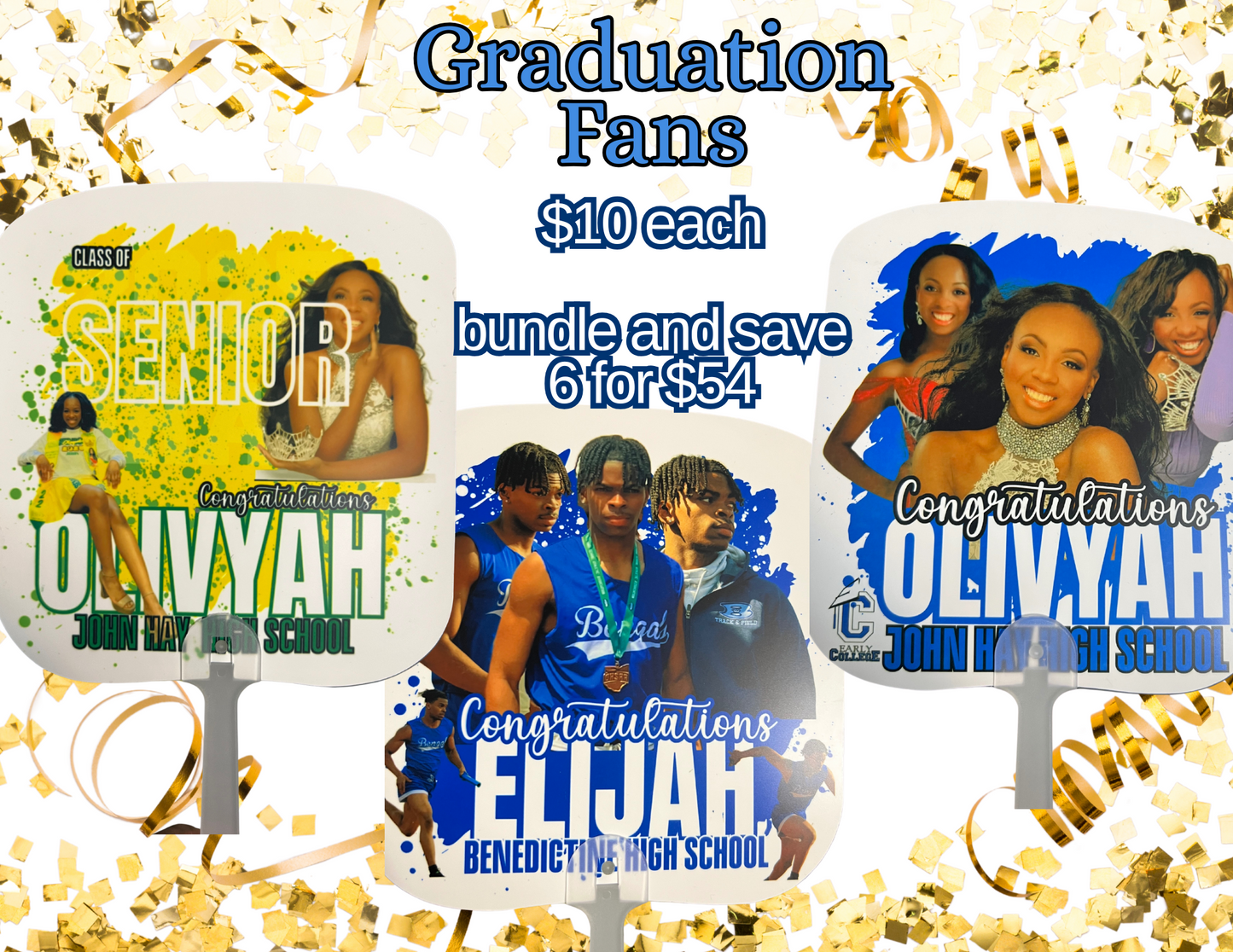 Graduation Fans